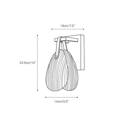 Shell Glass Wall Lamp