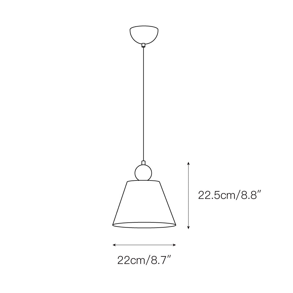 Siena Fabric Chandelier