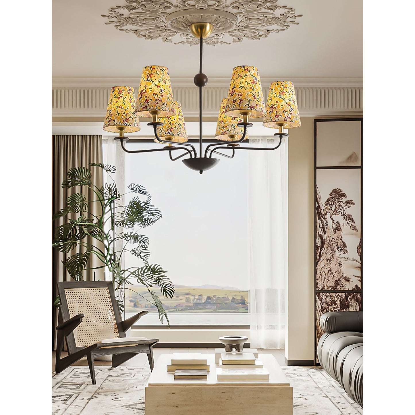 Siena Fabric Chandelier
