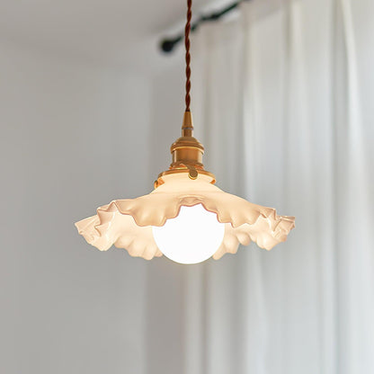 Small Floral Pendant Lamp