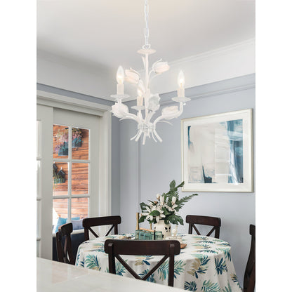 Southport Sage Rose Chandelier