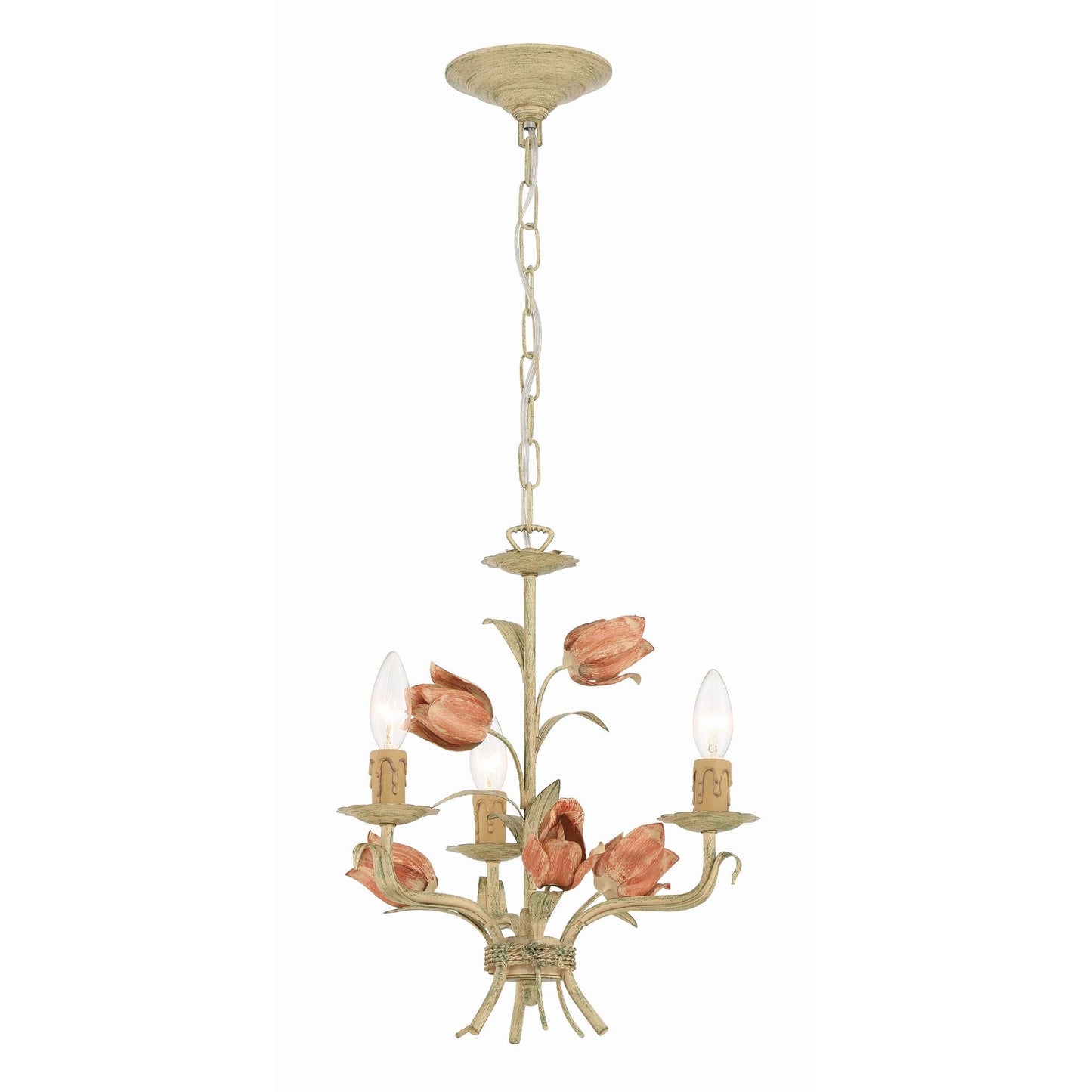 Southport Sage Rose Chandelier