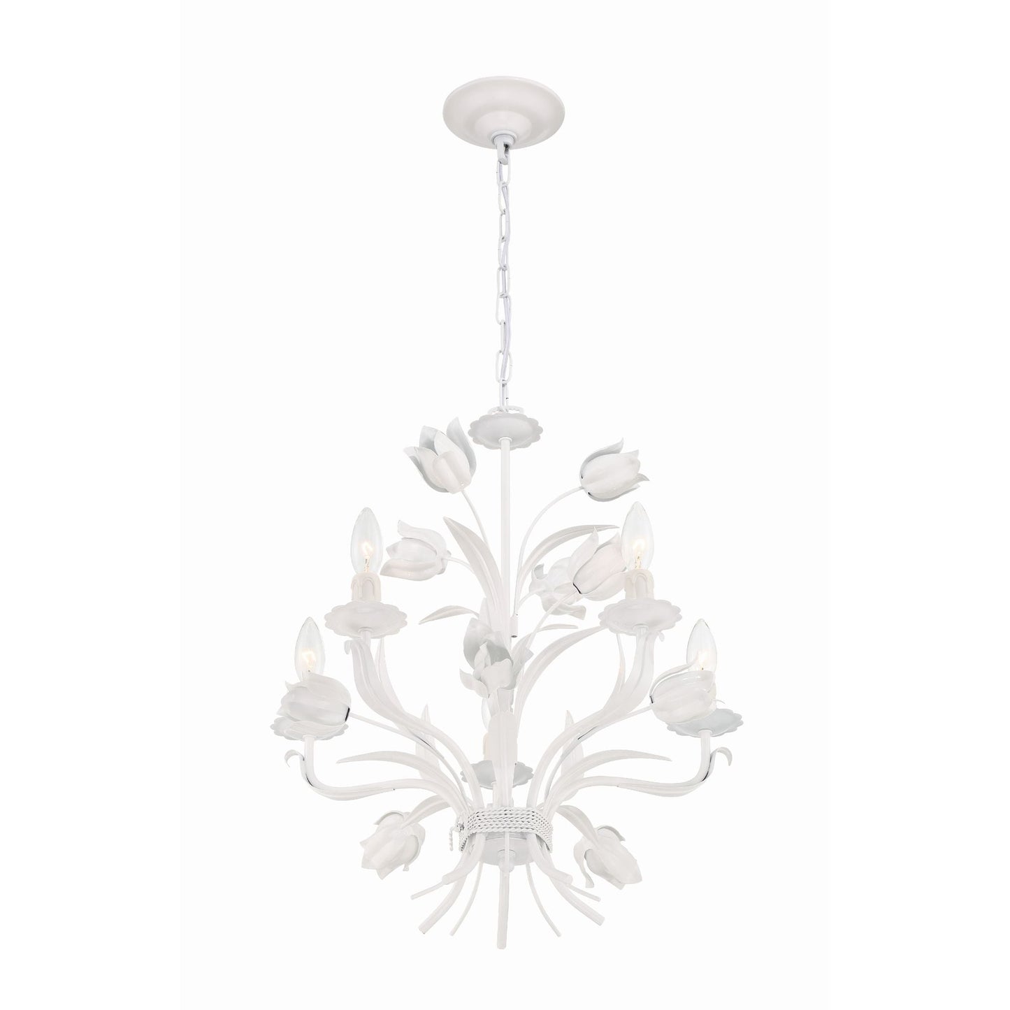 Southport Sage Rose Chandelier
