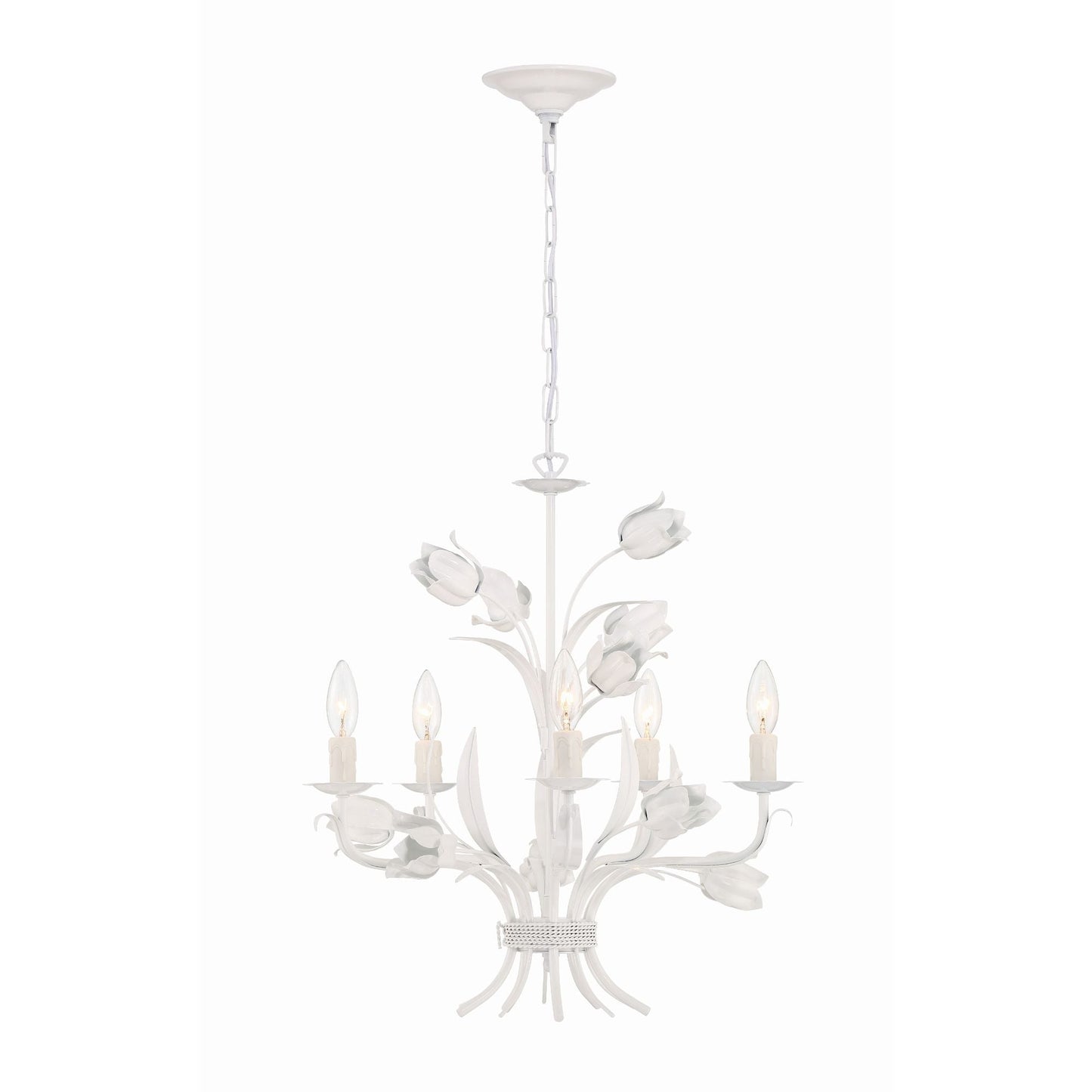 Southport Sage Rose Chandelier