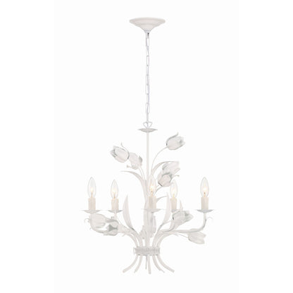Southport Sage Rose Chandelier