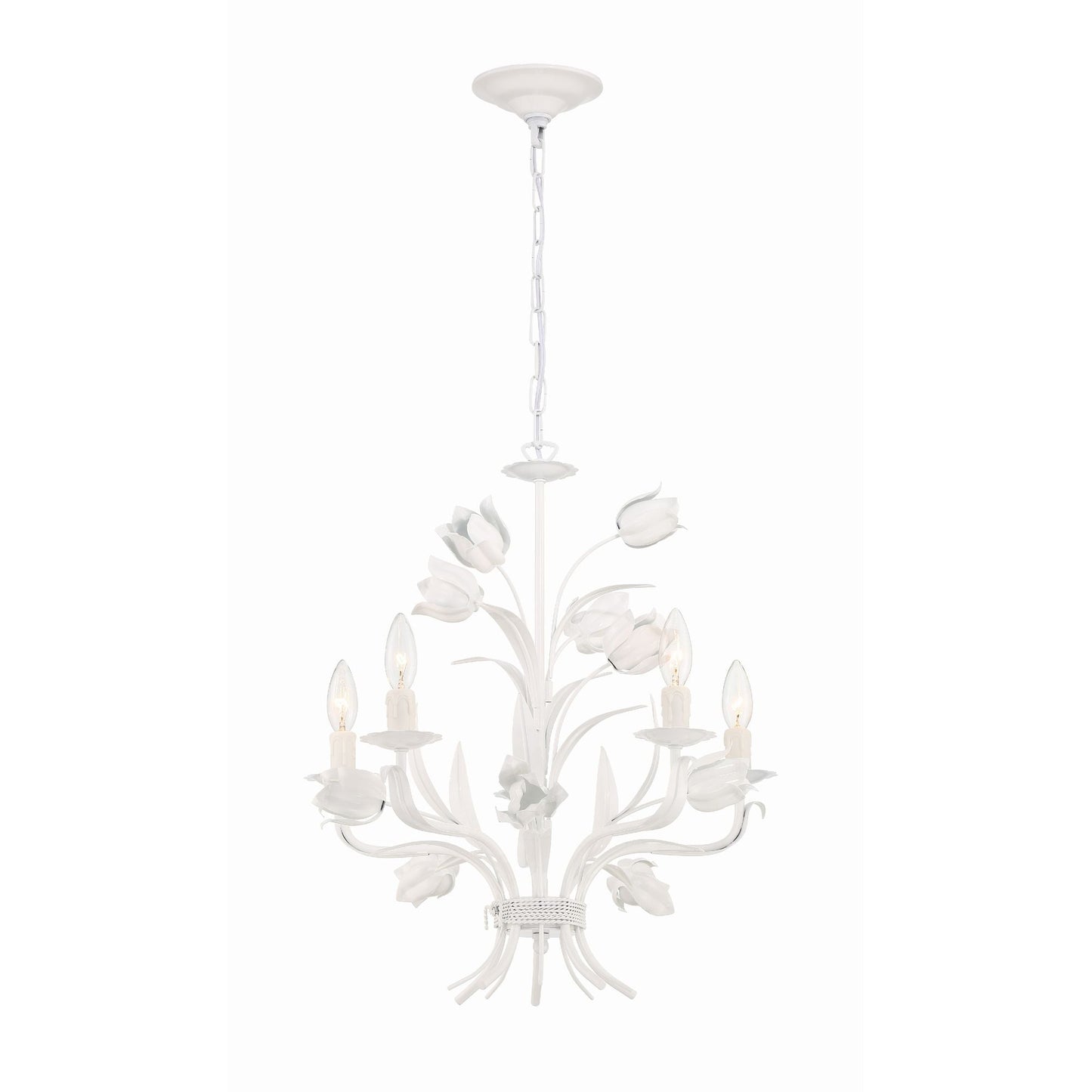 Southport Sage Rose Chandelier
