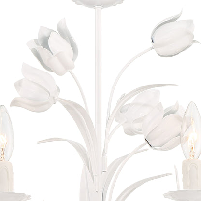 Southport Sage Rose Chandelier