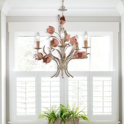 Southport Sage Rose Chandelier