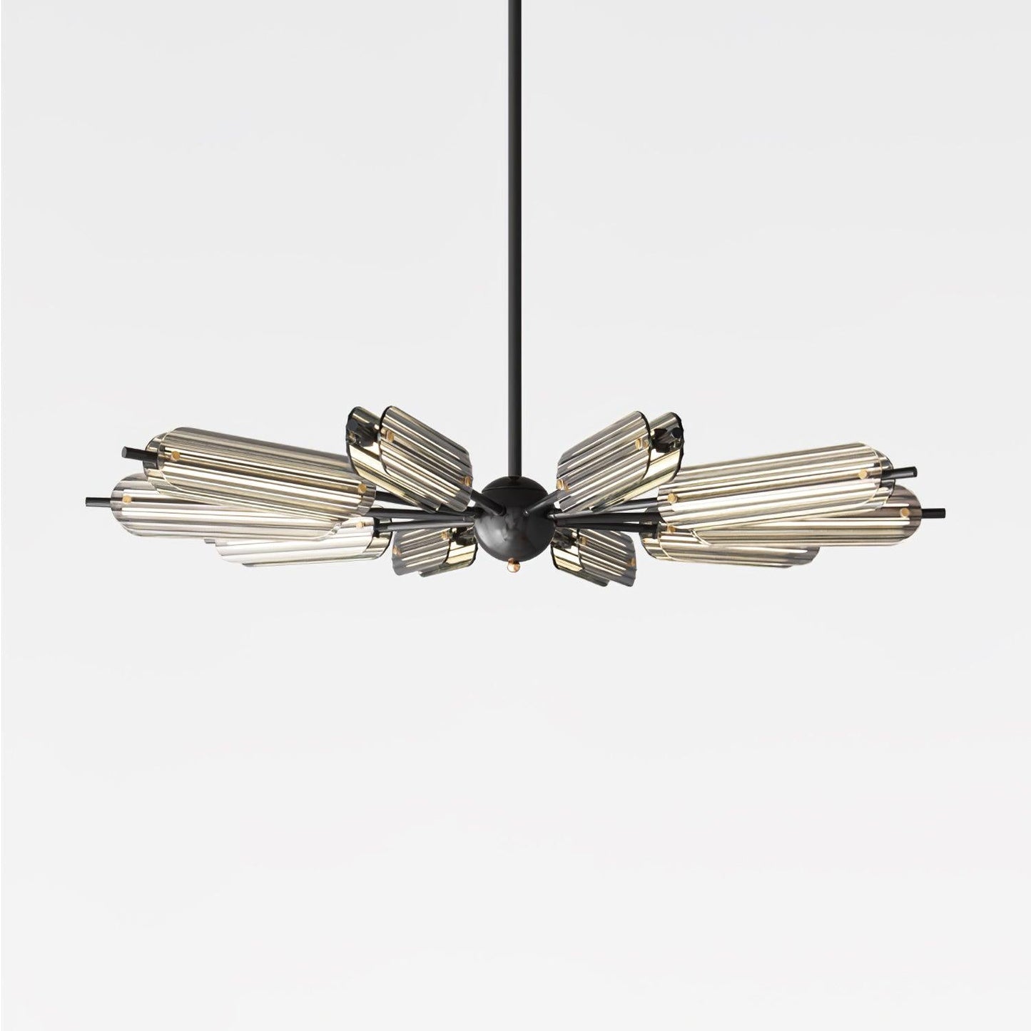 Sputnik Brass Chandelier