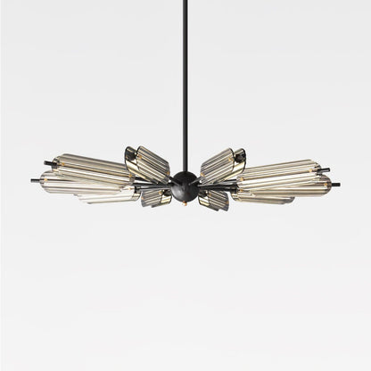 Sputnik Brass Chandelier
