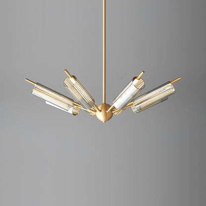 Sputnik Brass Chandelier