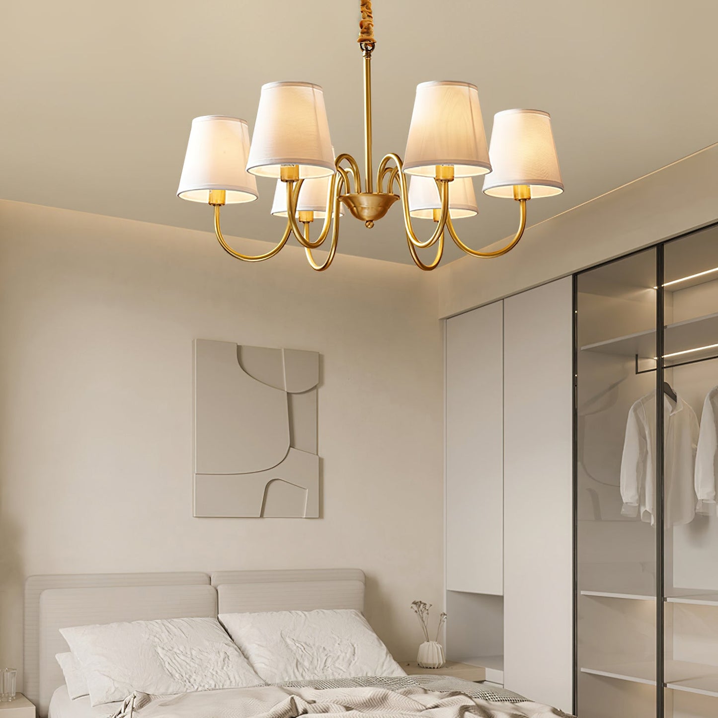 Aged Stacey Chandelier