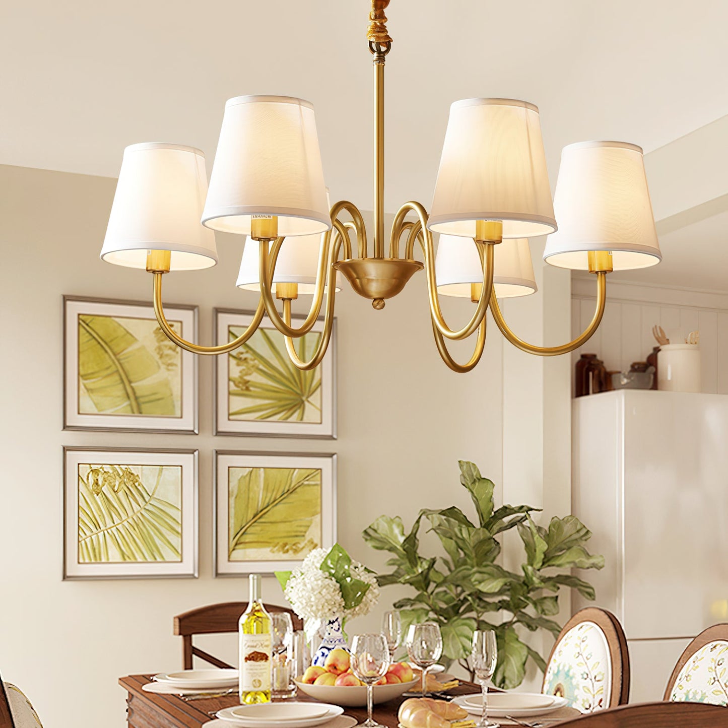 Aged Stacey Chandelier