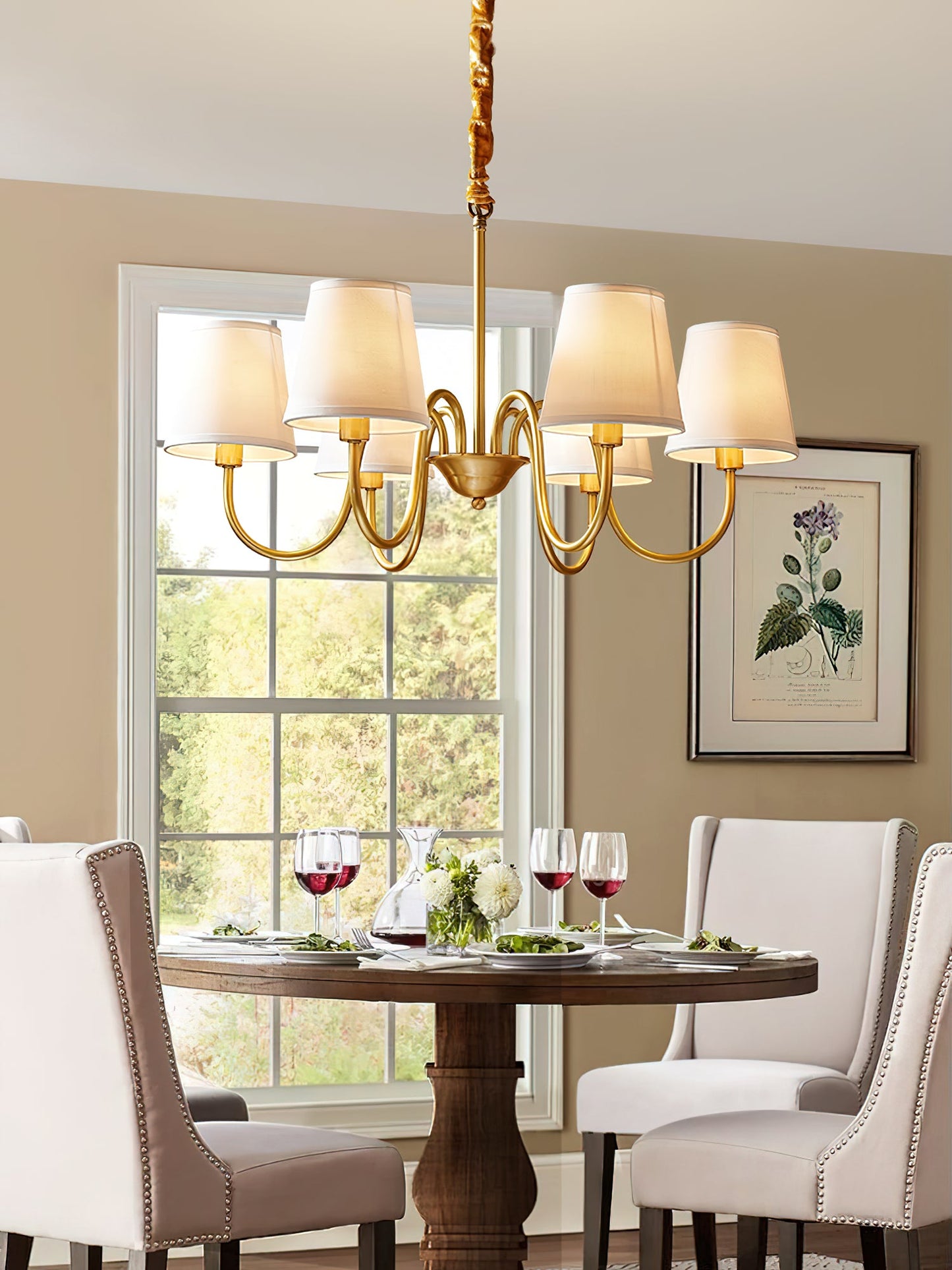 Aged Stacey Chandelier