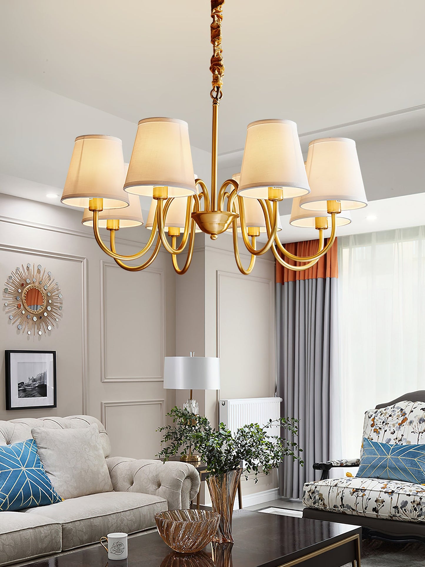 Aged Stacey Chandelier