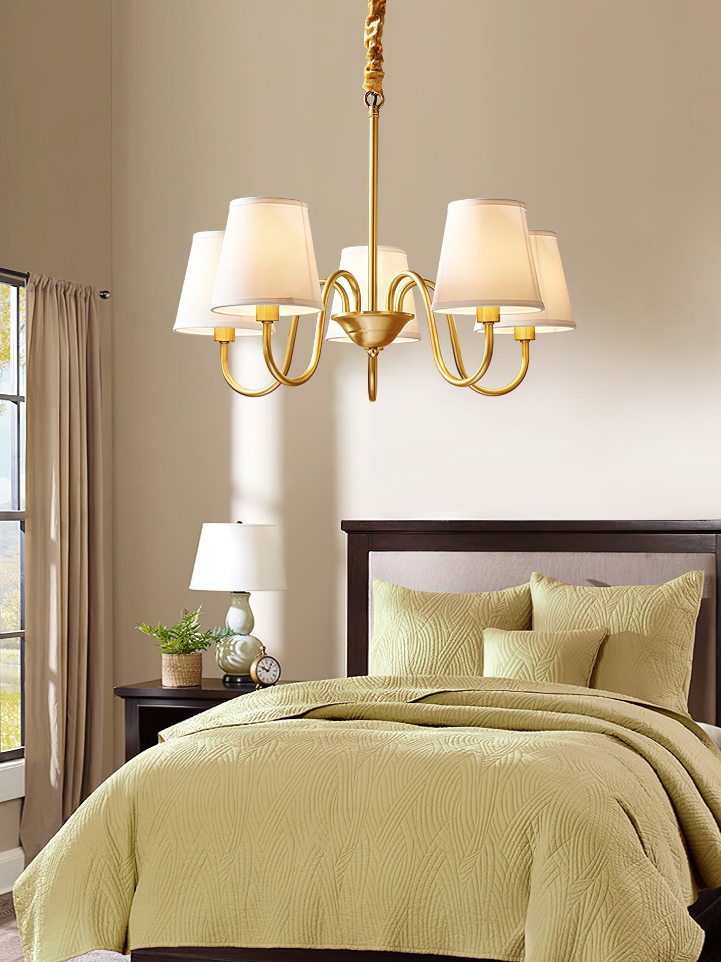Aged Stacey Chandelier