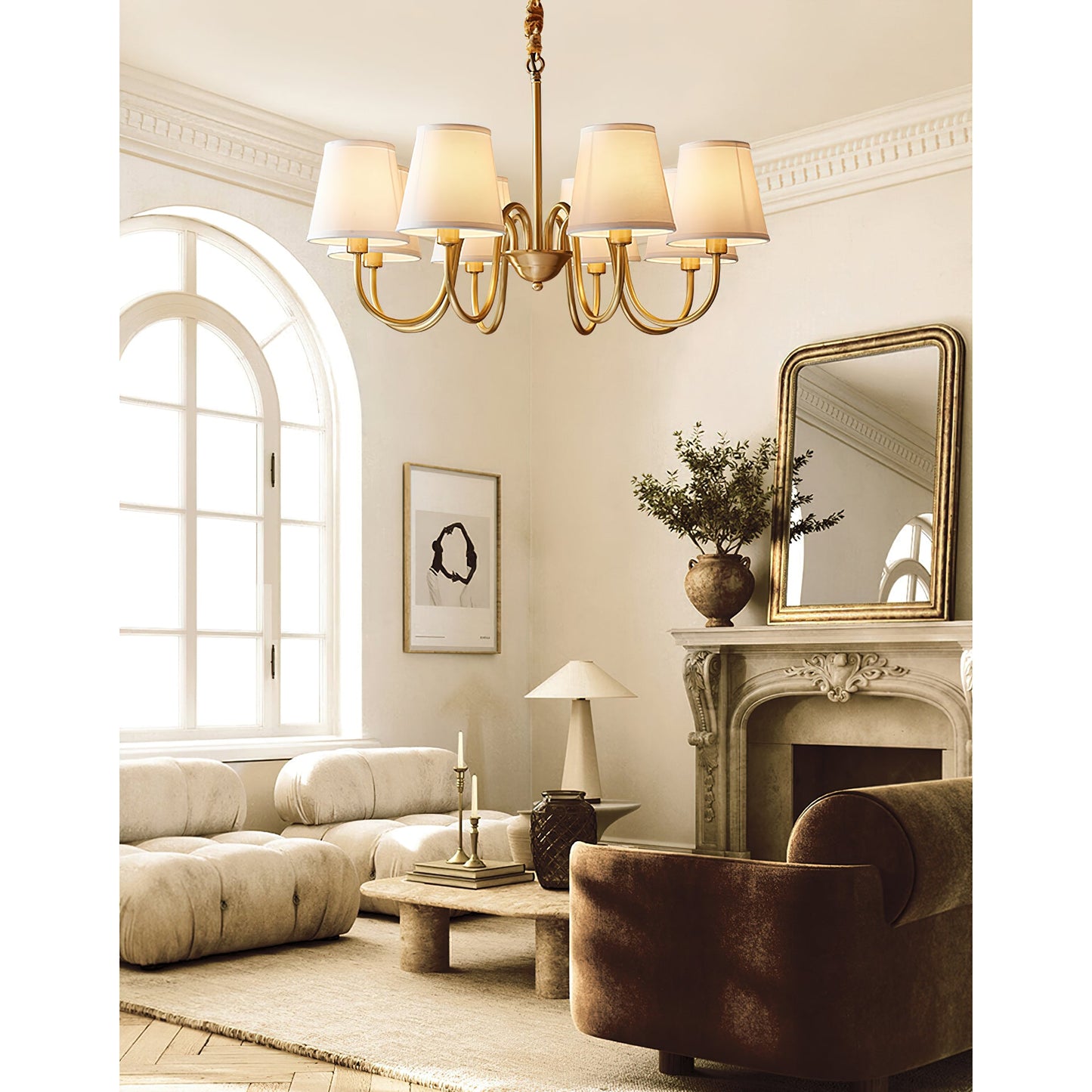Aged Stacey Chandelier