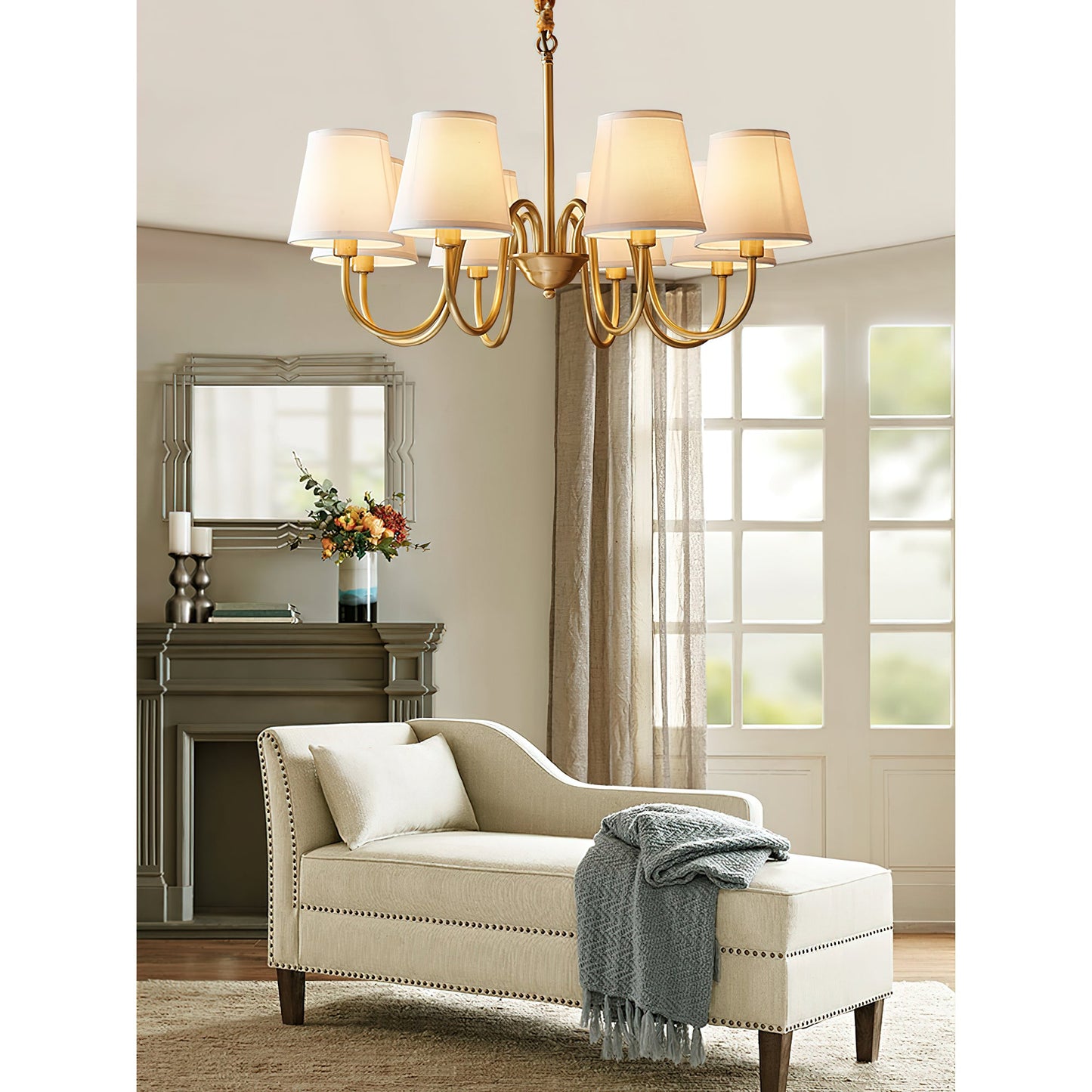 Aged Stacey Chandelier
