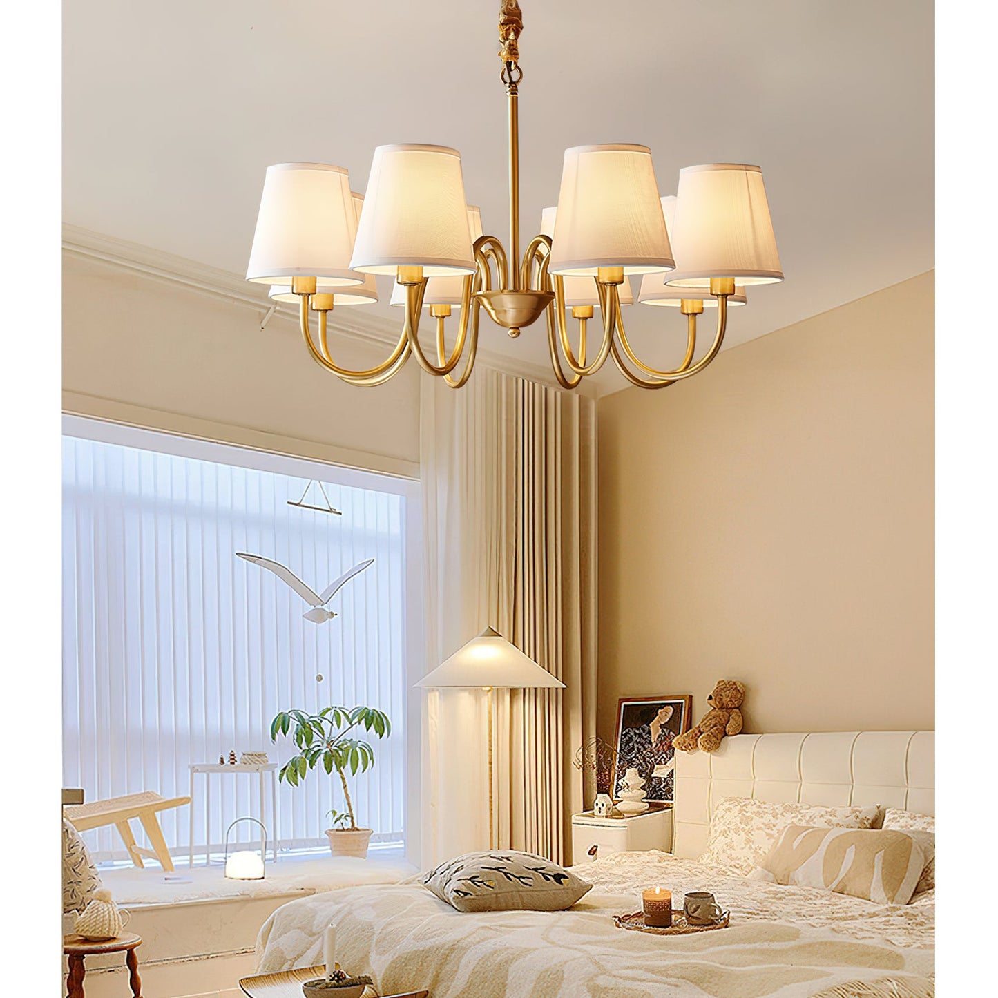 Aged Stacey Chandelier