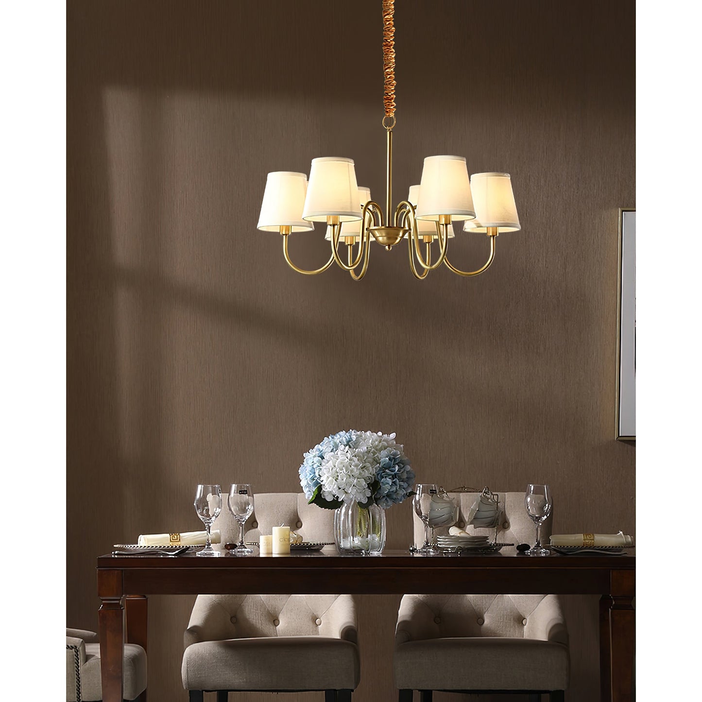 Aged Stacey Chandelier