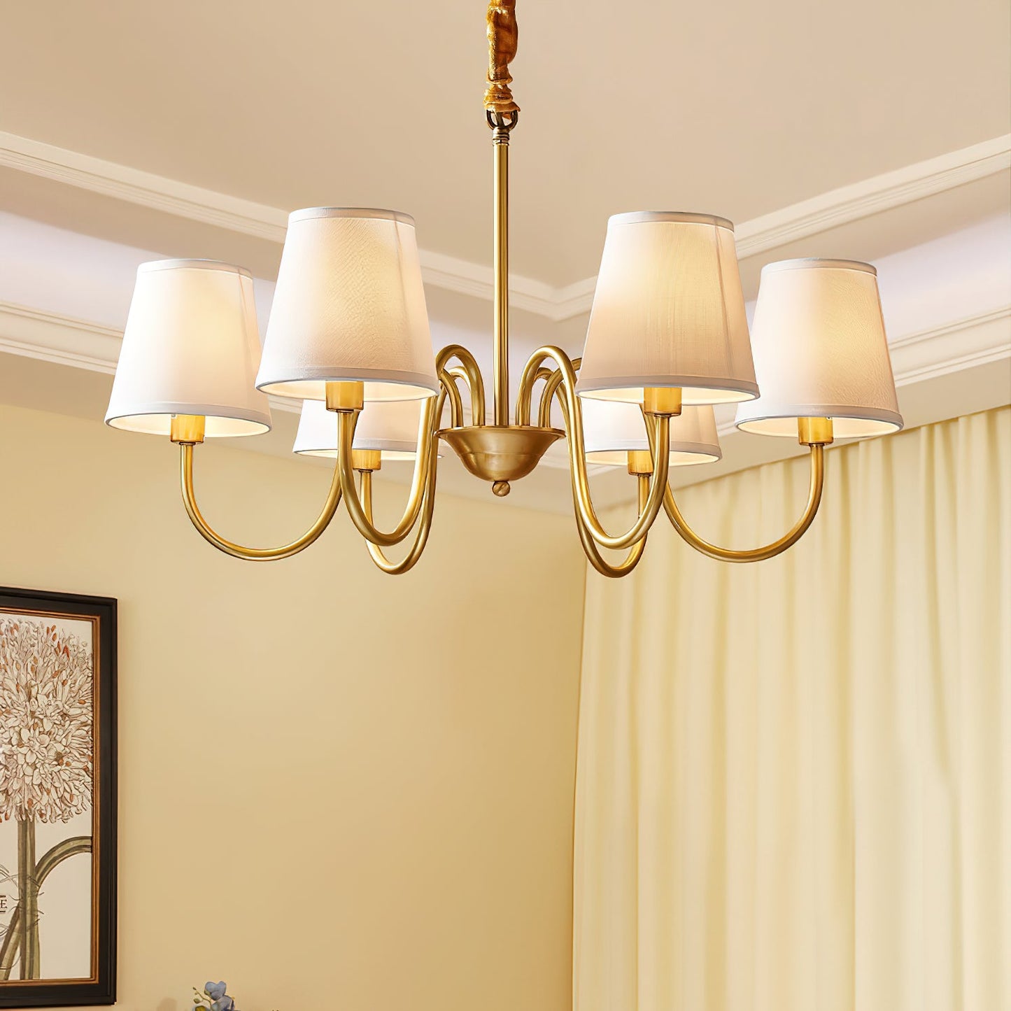 Aged Stacey Chandelier