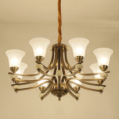 Stanford Glass Chandelier