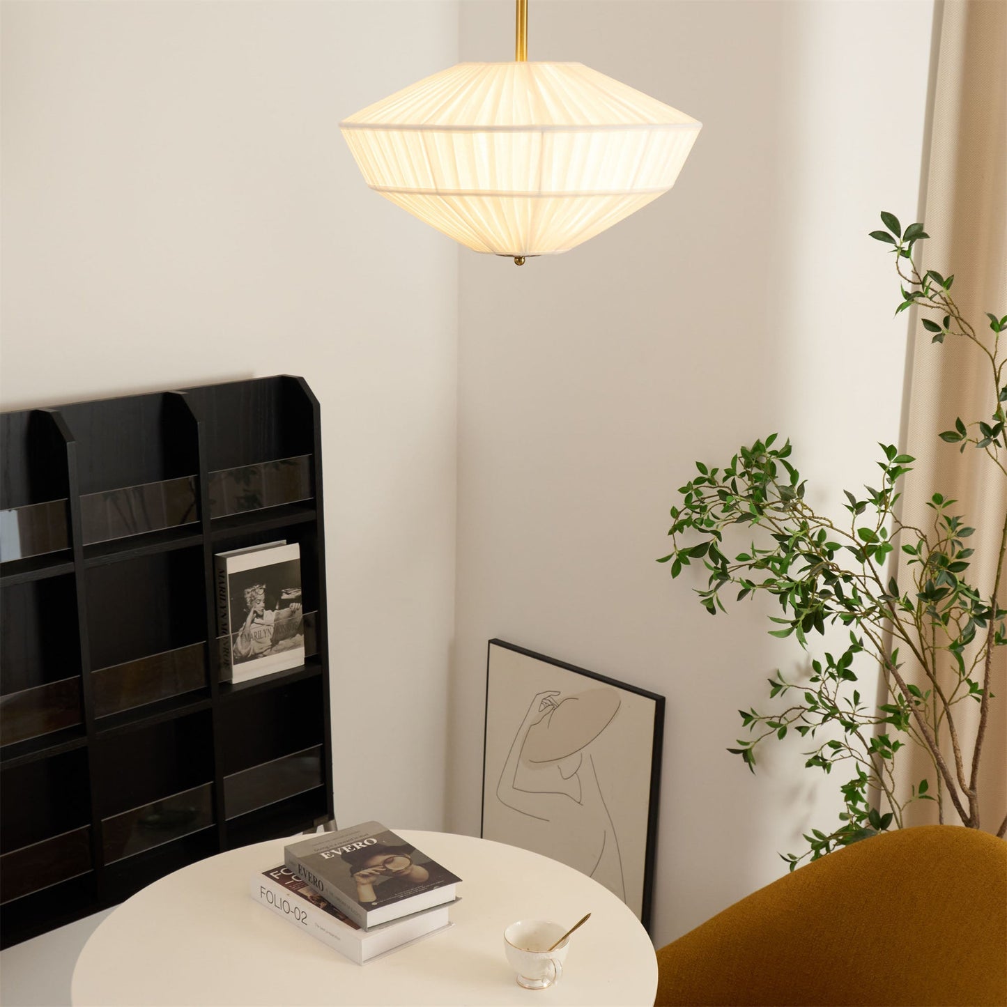 Stefanie Pleated Ceiling Lamp