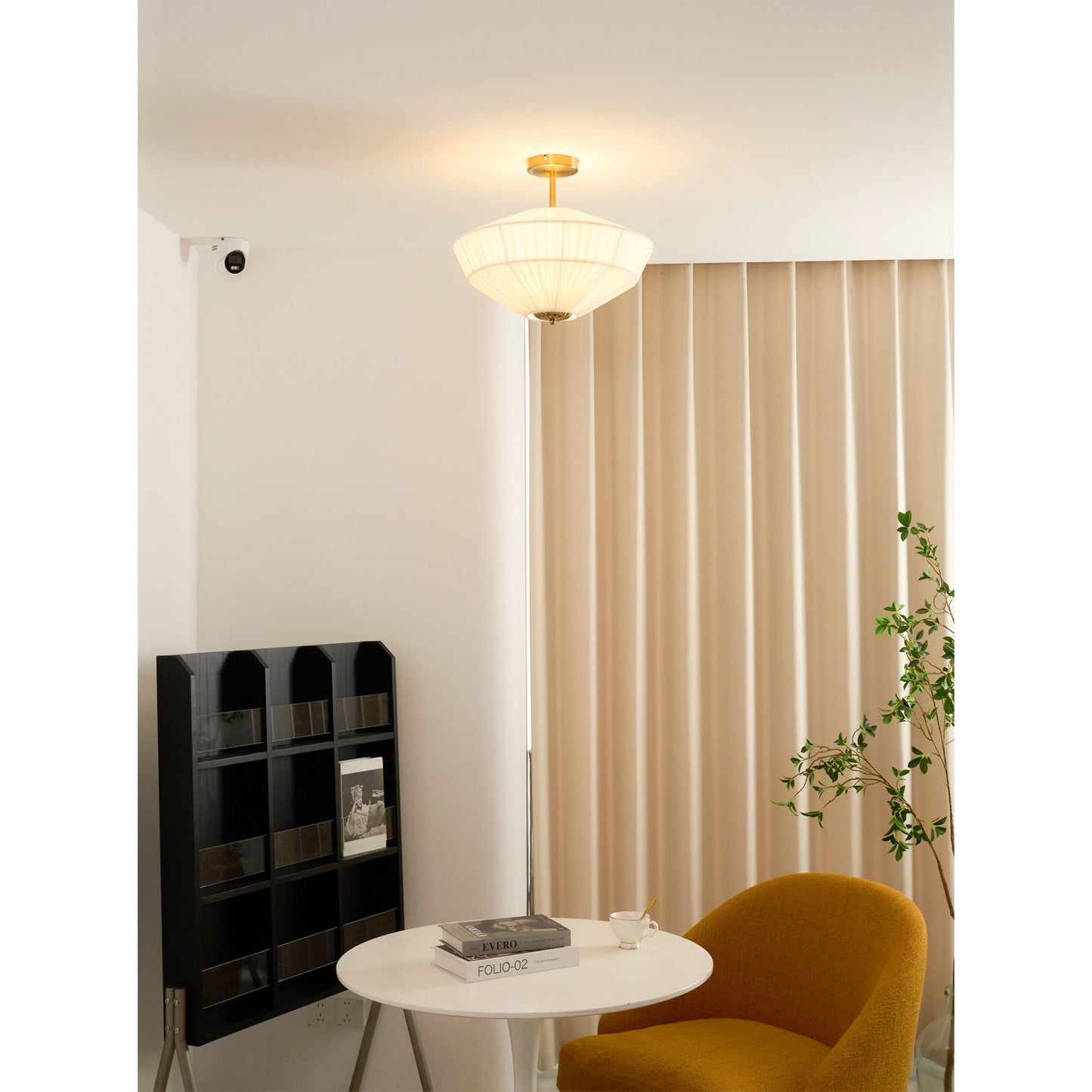 Stefanie Pleated Ceiling Lamp