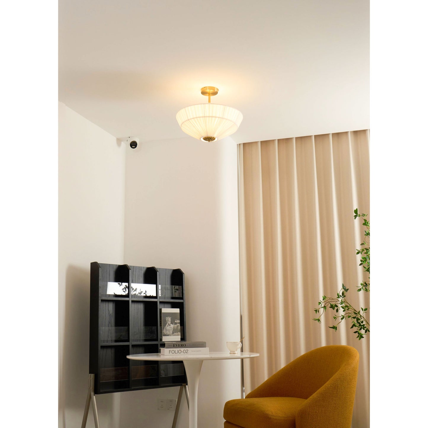 Stefanie Pleated Ceiling Lamp