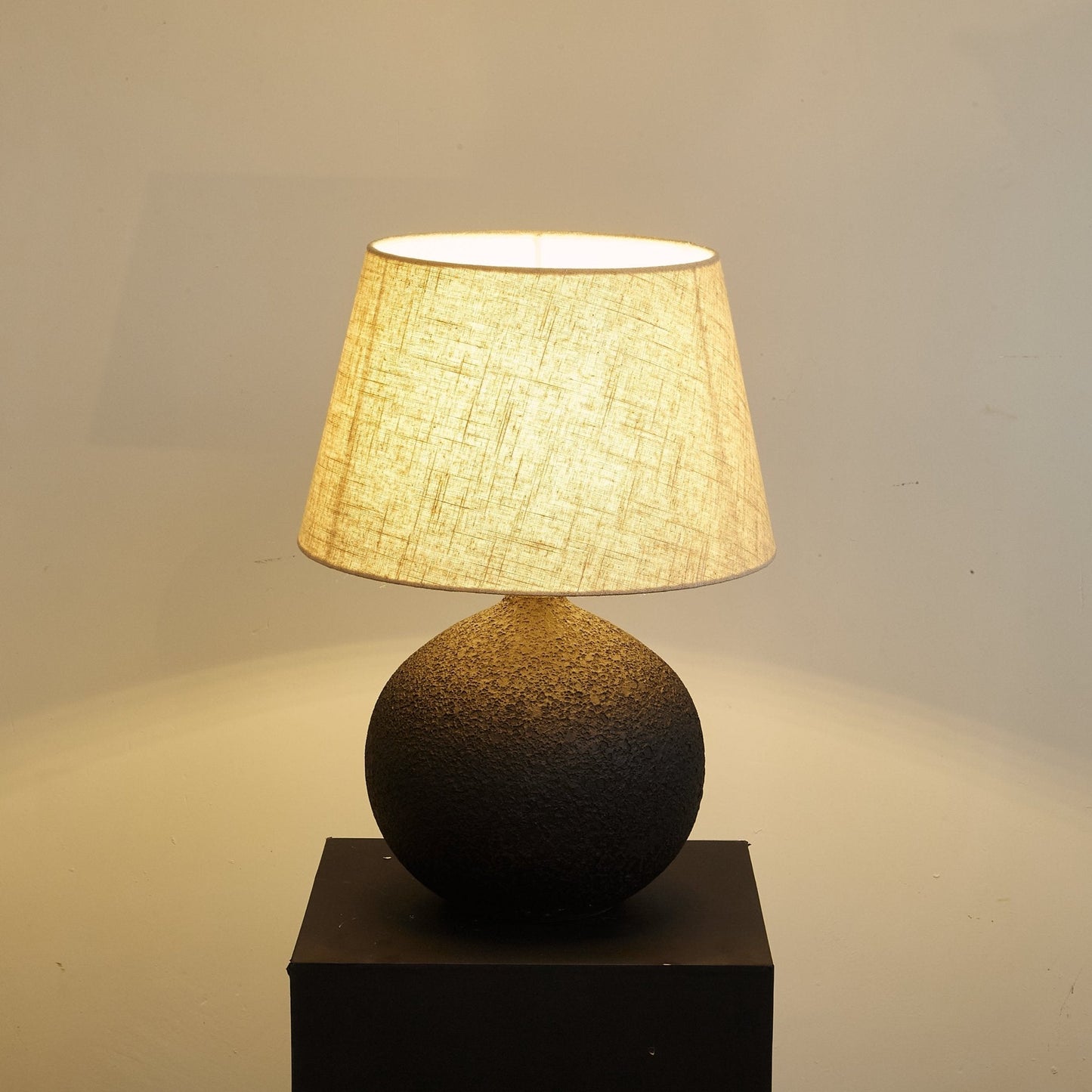 Terra Noir Textured Table Lamp
