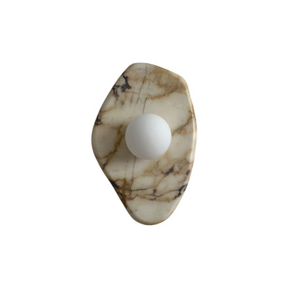 Textured Marble Wall Lamp