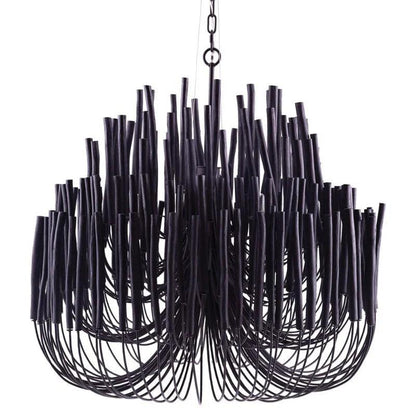 Modern White Black Chandelier