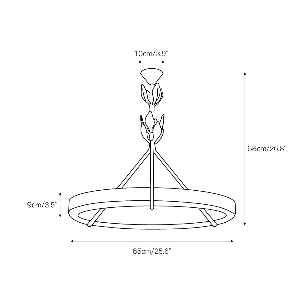 Tinsley Plaster Chandelier