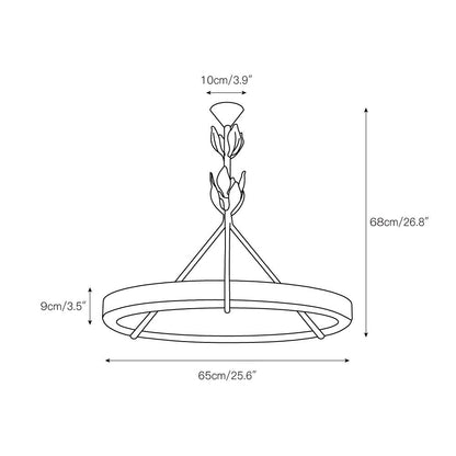 Tinsley Plaster Chandelier