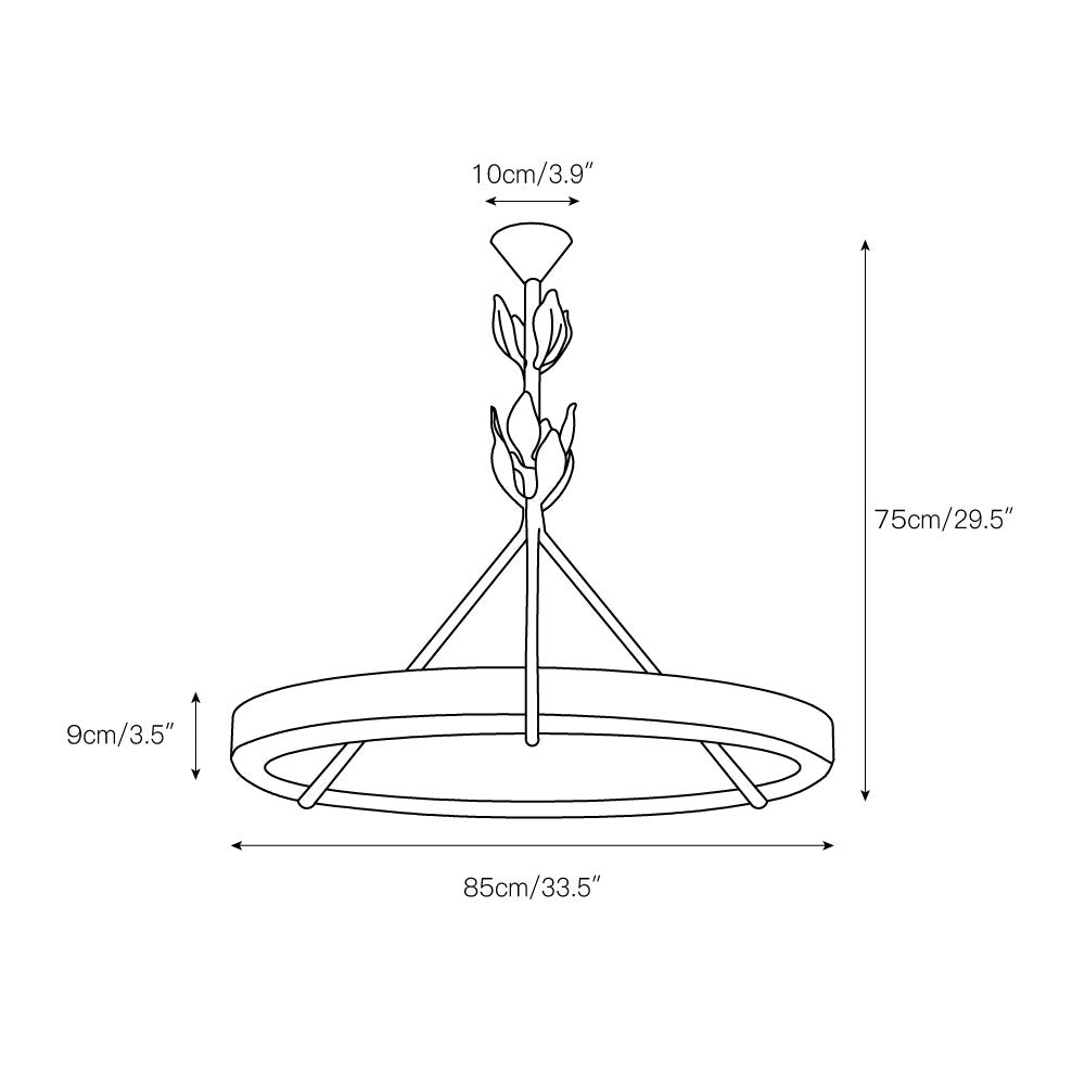Tinsley Plaster Chandelier