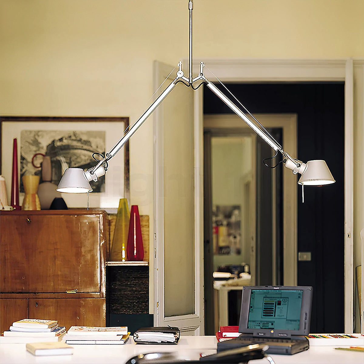 Brady Rocker Arm Pendant Lamp
