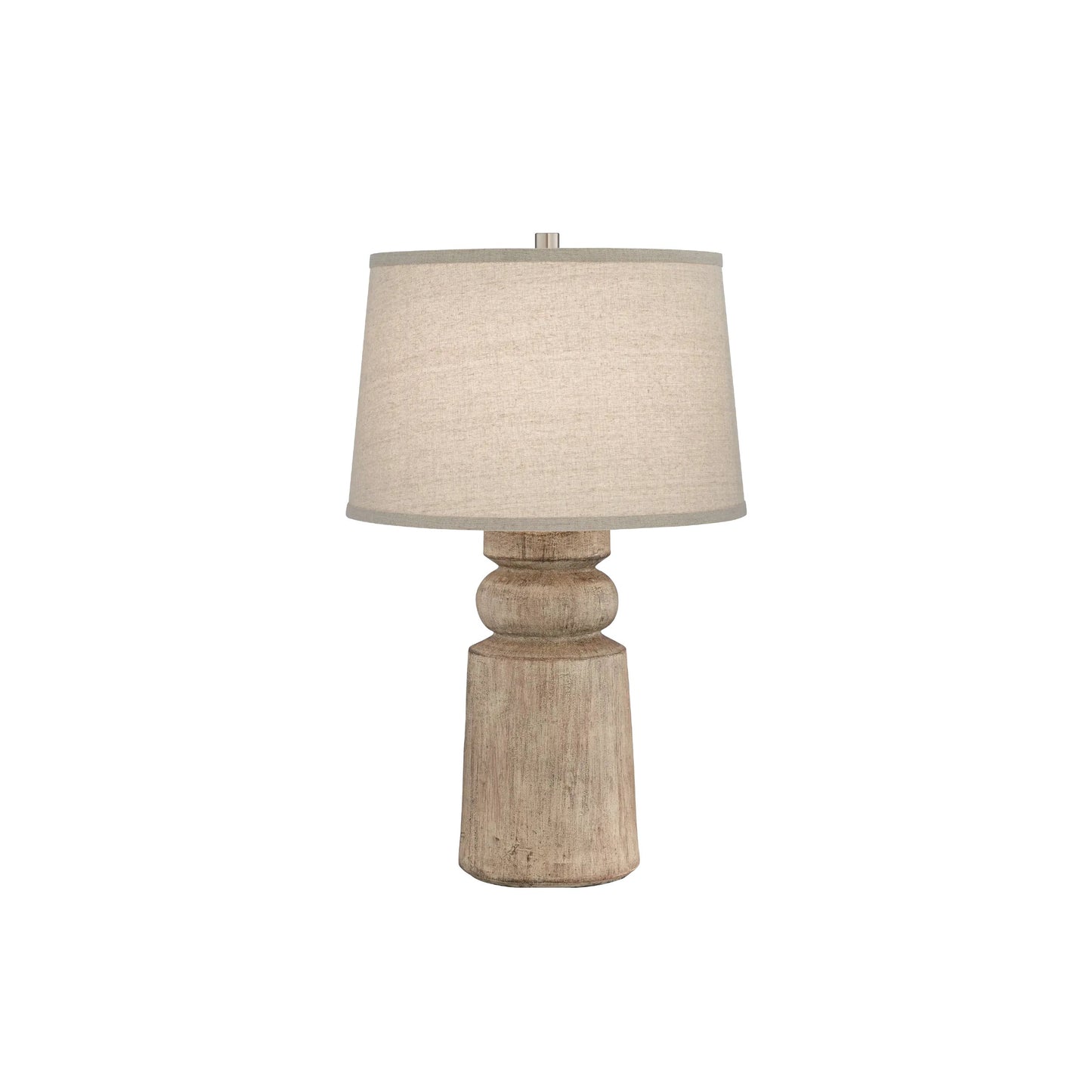 Totem Natural Wood Table Lamp