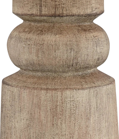 Totem Natural Wood Table Lamp
