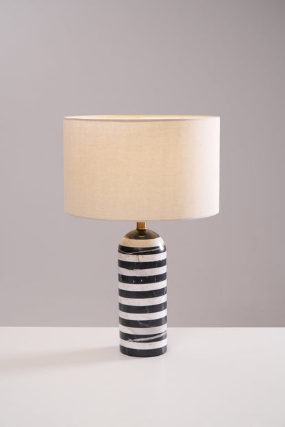 Tuxedo Marble Table Lamp