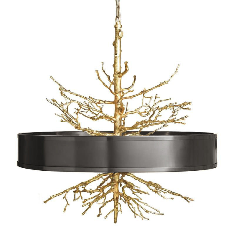 Twig Brass Chandelier
