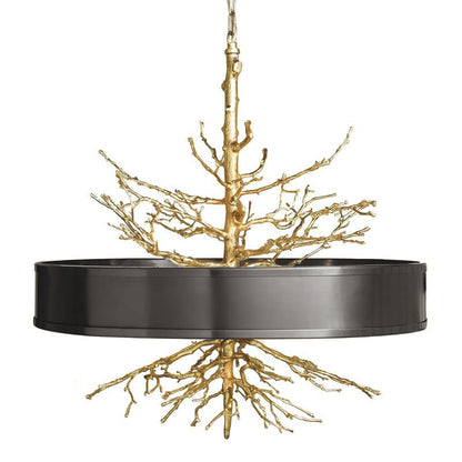 Twig Brass Chandelier