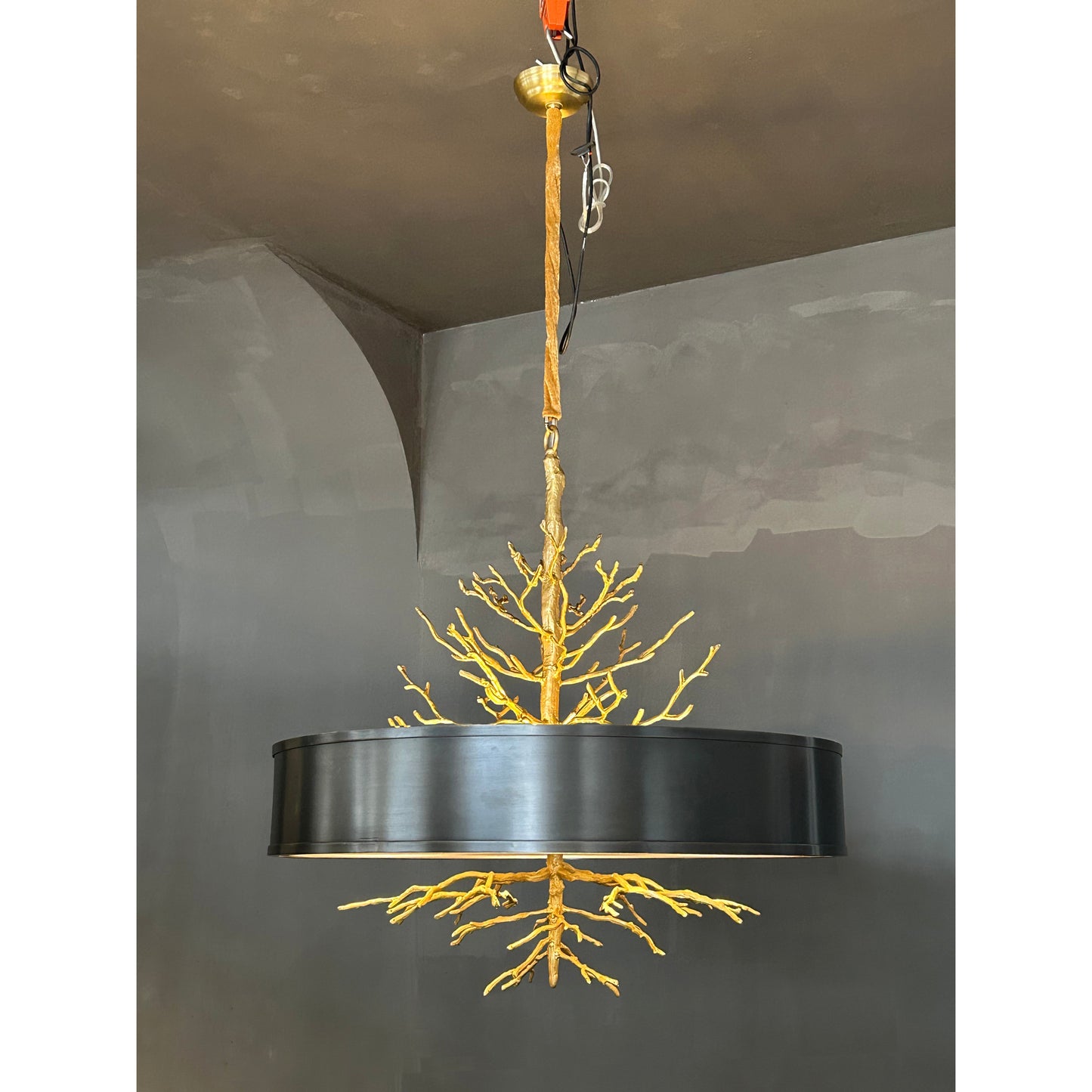 Twig Brass Chandelier