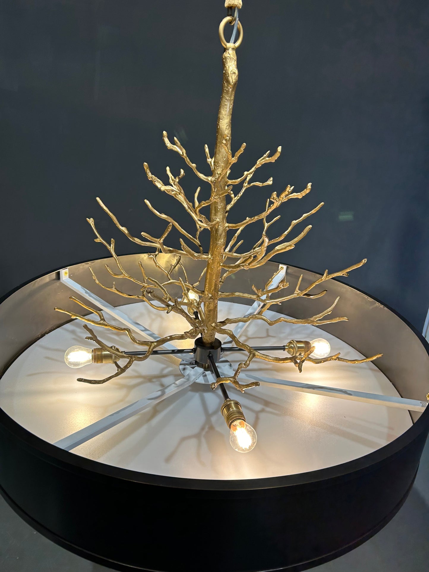 Twig Brass Chandelier