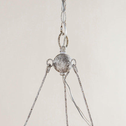Venezia Wood Wheel Chandelier