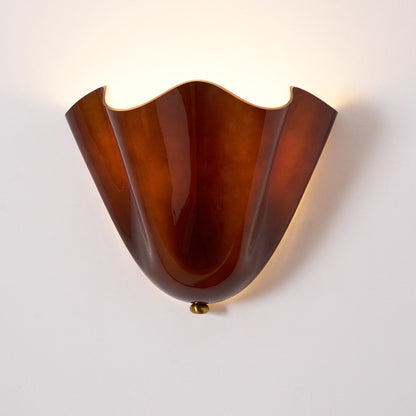 Flower Glass Wall Lamp