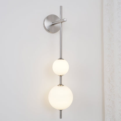 Vertical Globe Wall Lamp