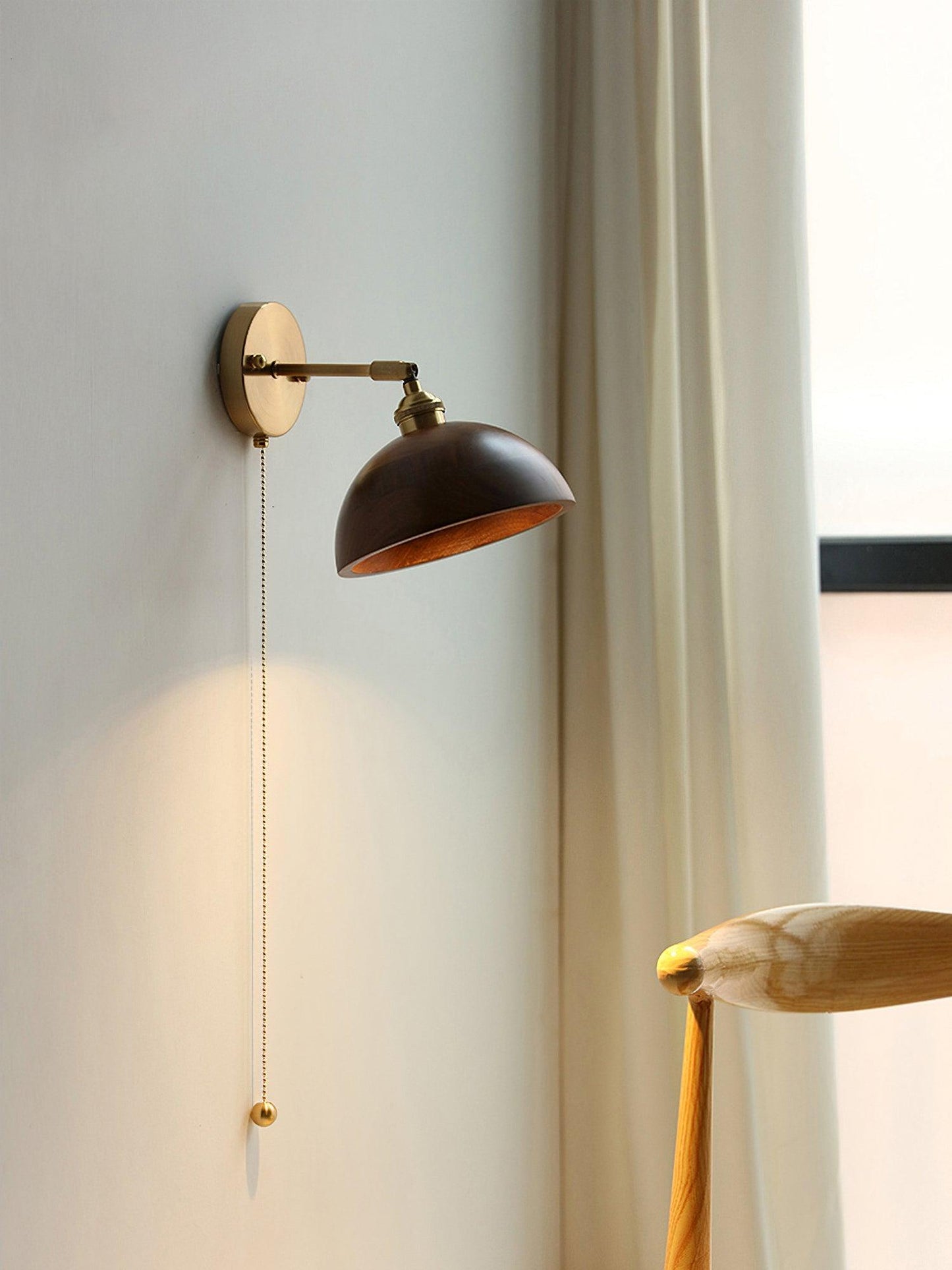 Vintage Wood Wall Sconces