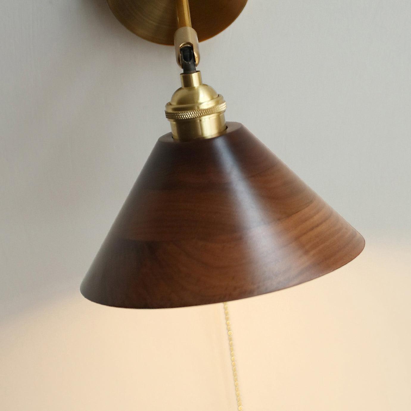 Vintage Wood Wall Sconces