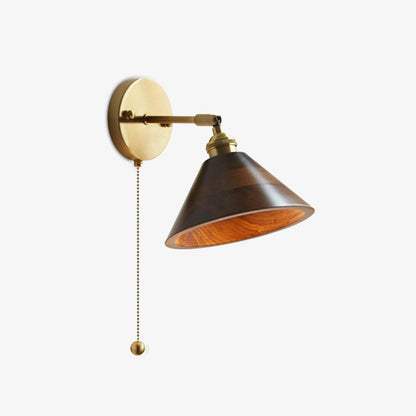 Vintage Wood Wall Sconces
