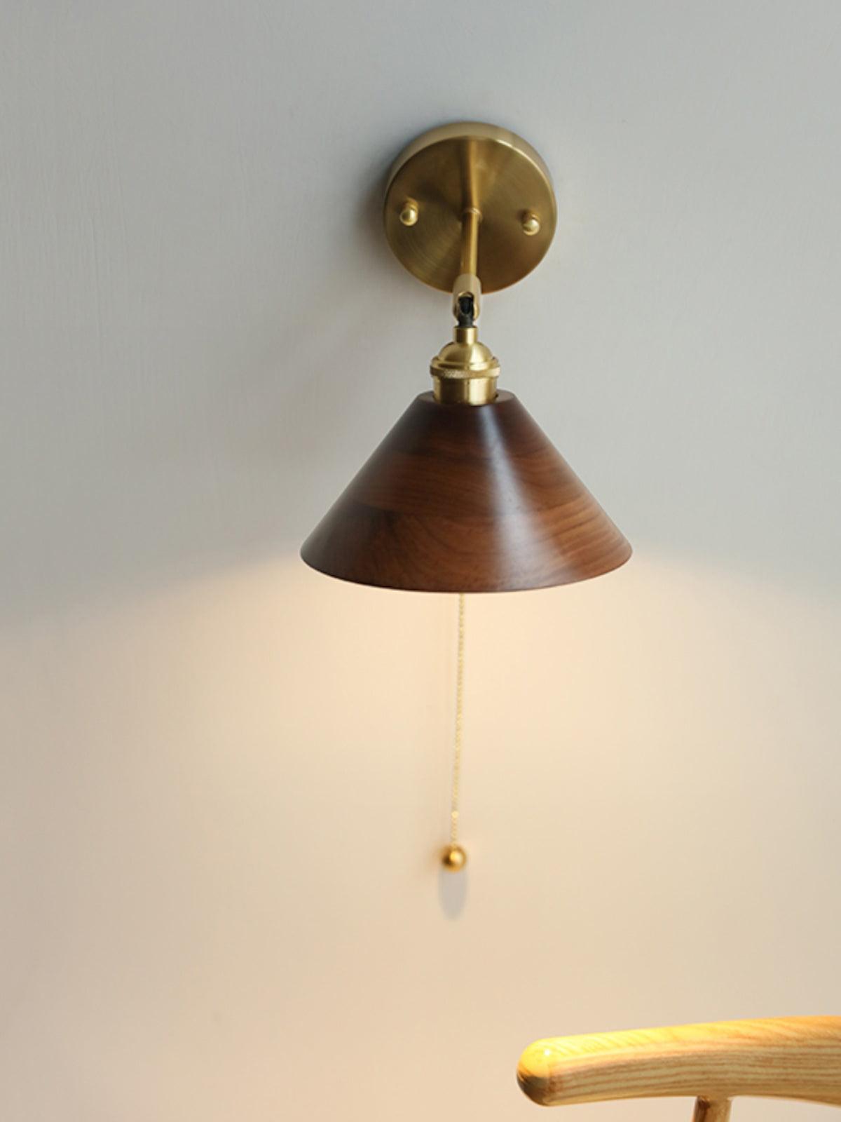Vintage Wood Wall Sconces
